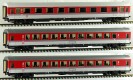55071 ACME Set of 3 Passenger cars of InterCity Wetterstein train running between Hamburg and Garmisch-Part (Set 1)